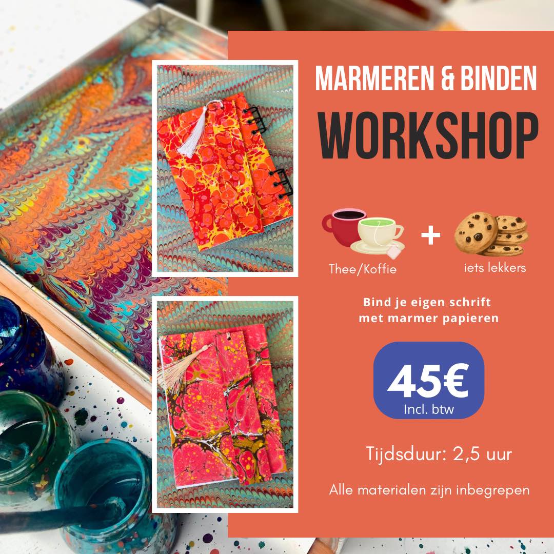 Marmeren & Binden Workshop - Lelystad