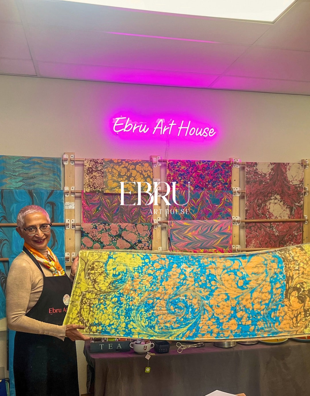 Sjaal Marmeren Workshop - LELYSTAD