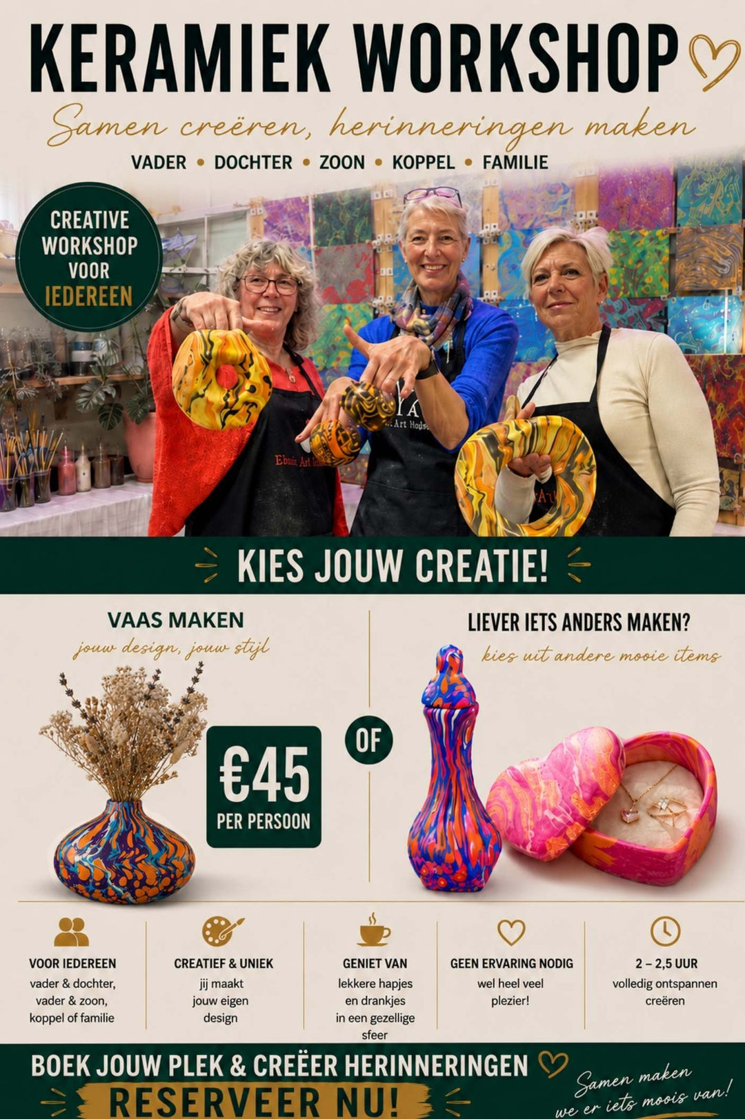Keramiek Marmeren Workshop - Tilburg