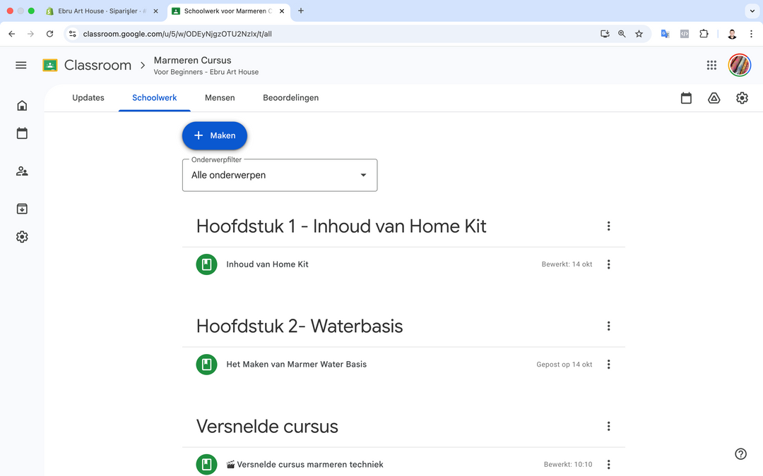 Beginners Video Cursus  Marmeren – Kersteditie
