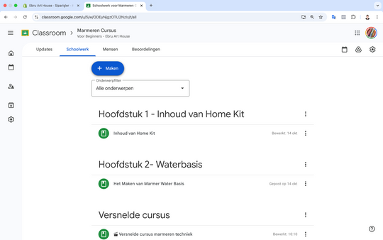 Beginners Video Cursus  Marmeren – Kersteditie