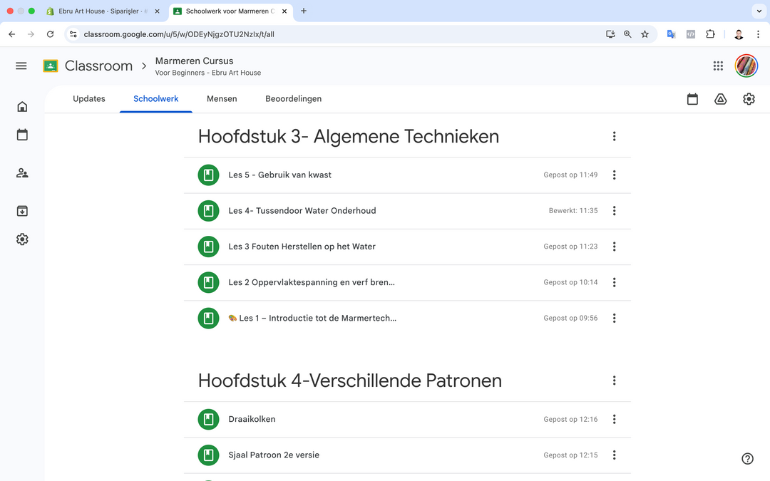 Beginners Video Cursus  Marmeren – Kersteditie
