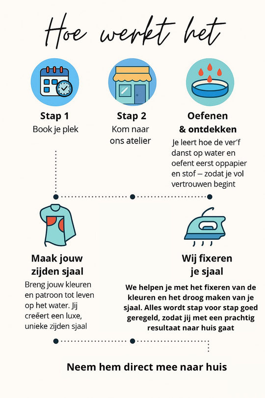 Sjaal Marmeren Workshop - LELYSTAD - Black Friday Deal %10 Off